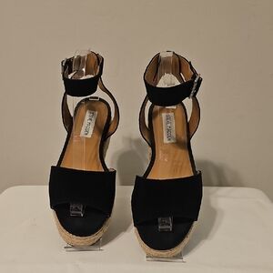 Steve Madden Black Espadrille Shoes